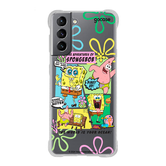 Capinha para celular Bob Esponja - The World Is Your Ocean