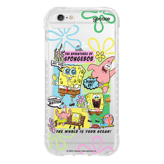 Capinha para celular Bob Esponja - The World Is Your Ocean