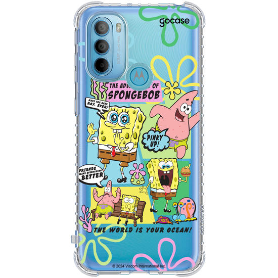 Capinha para celular Bob Esponja - The World Is Your Ocean