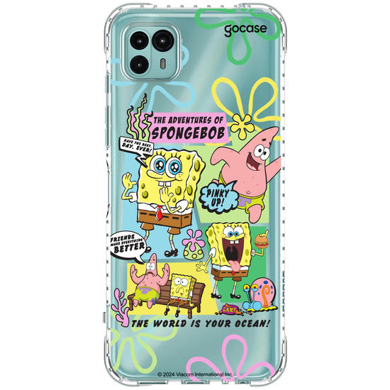 Capinha para celular Bob Esponja - The World Is Your Ocean