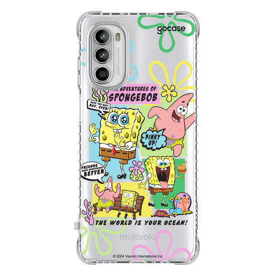 Capinha para celular Bob Esponja - The World Is Your Ocean