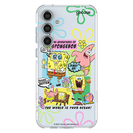 Capinha para celular Bob Esponja - The World Is Your Ocean