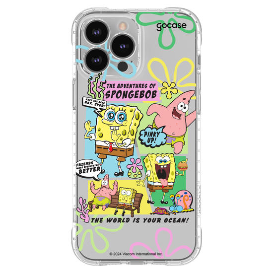 Capinha para celular Bob Esponja - The World Is Your Ocean
