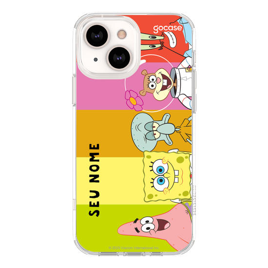 Capinha para celular Bob Esponja - Color Palette