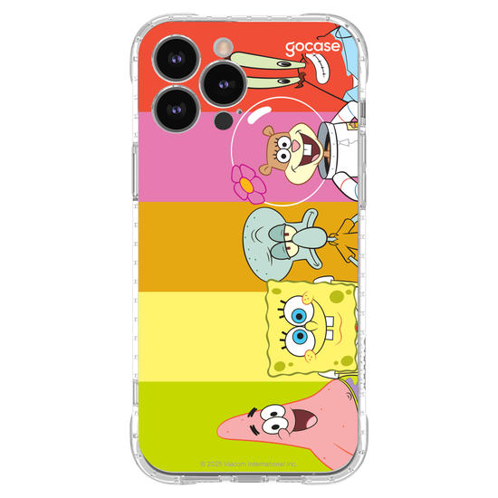 Capinha para celular Bob Esponja - Color Palette