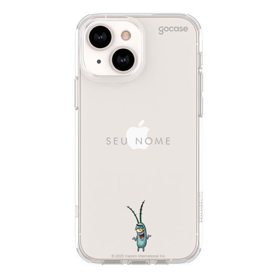 Capinha para celular Bob Esponja - Plankton - Seu Nome
