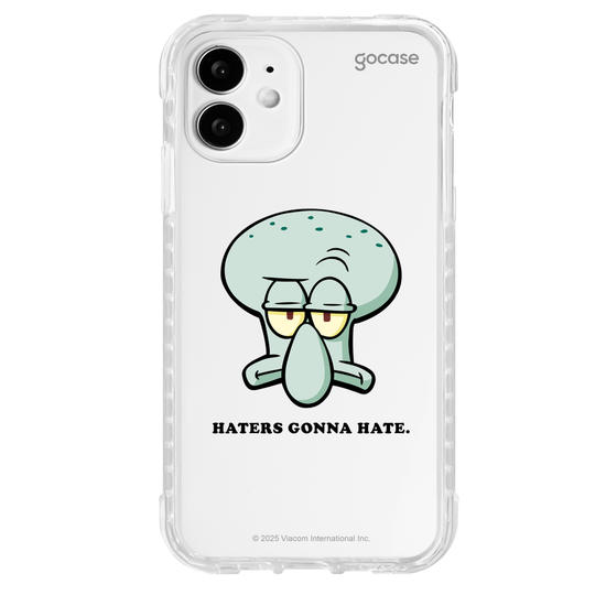 Capinha para celular  Bob Esponja - Lula Molusco - Sério?