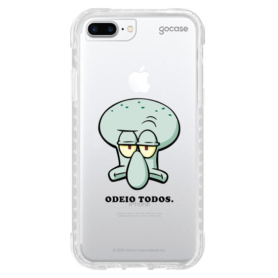 Capinha para celular  Bob Esponja - Lula Molusco - Sério?