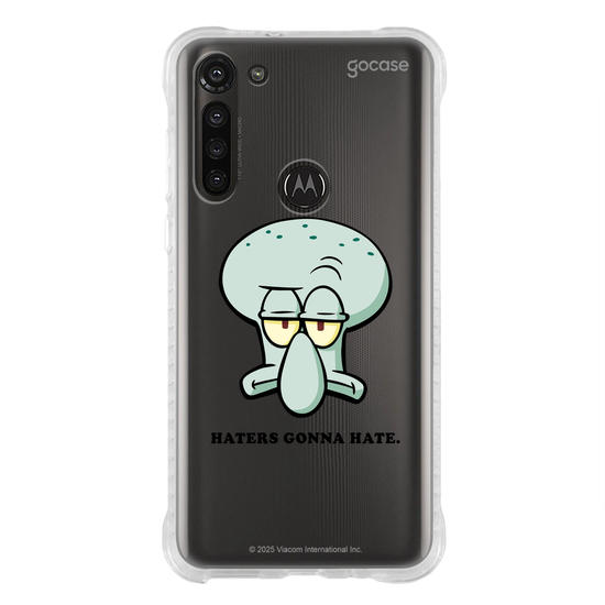 Capinha para celular  Bob Esponja - Lula Molusco - Sério?