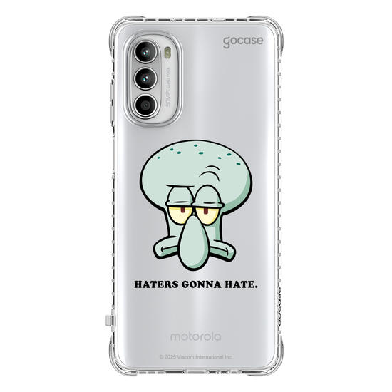 Capinha para celular  Bob Esponja - Lula Molusco - Sério?