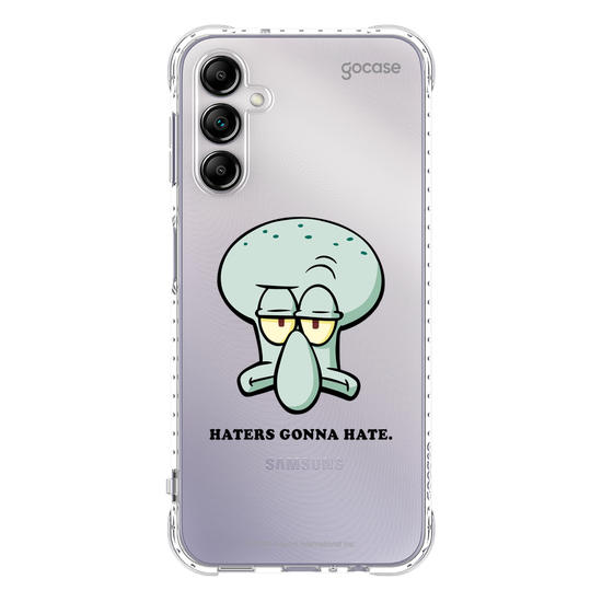Capinha para celular  Bob Esponja - Lula Molusco - Sério?