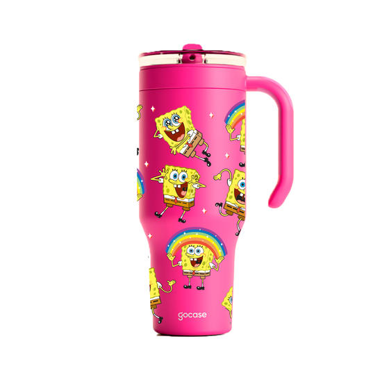 Copo Térmico Life + Ebook - Bob Esponja - Pattern
