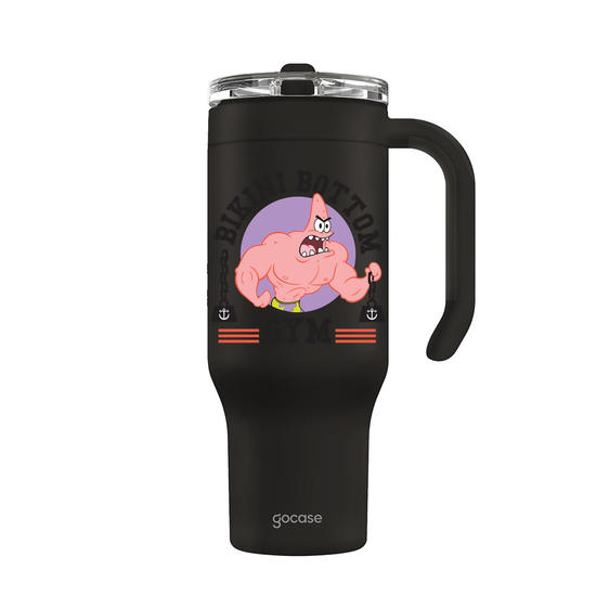 Copo Térmico Life + Ebook - Bob Esponja - Patrick Marombeiro