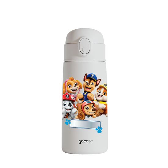 Garrafa Térmica Fun + Ebook -  Patrulha Canina - Patrulha Unida