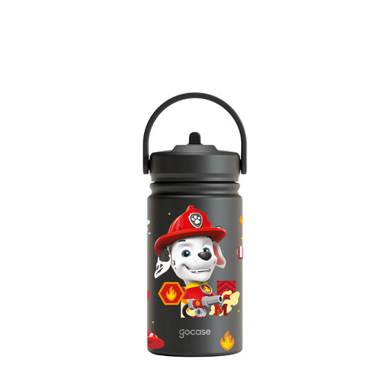 Garrafa Térmica Mini + Ebook - Patrulha Canina - Marshall