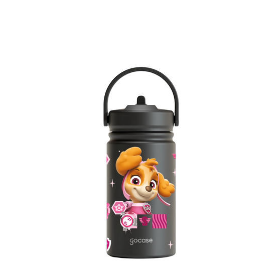 Garrafa Térmica Mini + Ebook - Patrulha Canina - Skye