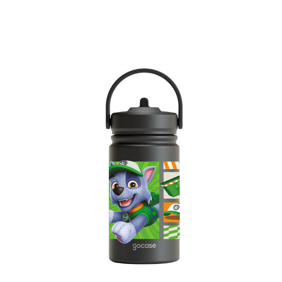 Garrafa Térmica Mini + Ebook - Patrulha Canina - Rocky