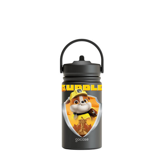 Garrafa Térmica Mini + Ebook - Patrulha Canina - Força Canina Rubble