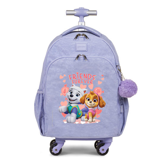 Mochila de Carrinho 4 Rodas Fun - Patrulha Canina - Skye e Everest - Amigas para Sempre