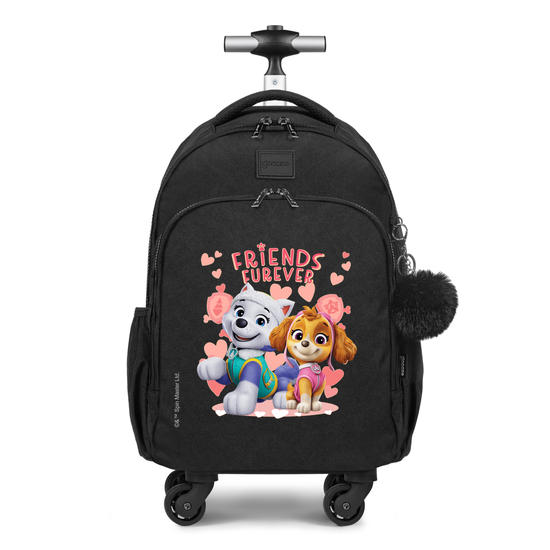 Mochila de Carrinho 4 Rodas Fun - Patrulha Canina - Skye e Everest - Amigas para Sempre