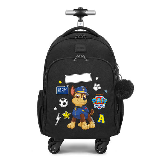 Mochila de Carrinho 4 Rodas Fun - Patrulha Canina - Chase Futebol