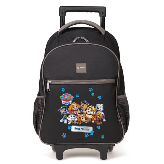 Mochila de Carrinho 2 Rodas Play - Patrulha Canina - Patrulha Unida