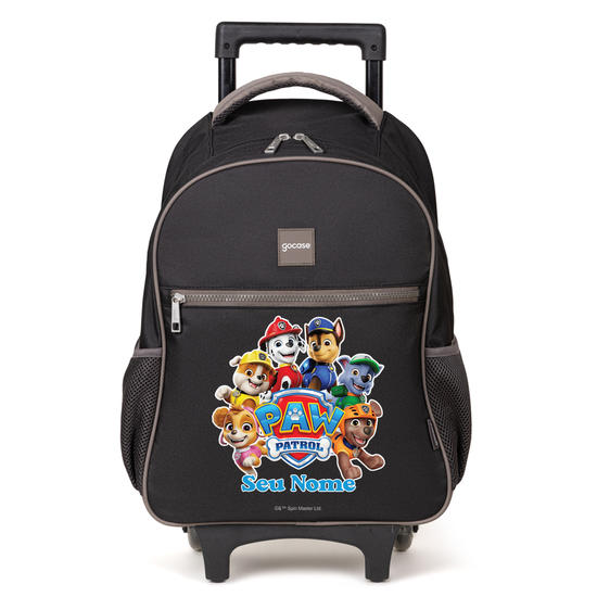 Mochila de Carrinho 2 Rodas Play - Patrulha Canina - É Hora da Ação!