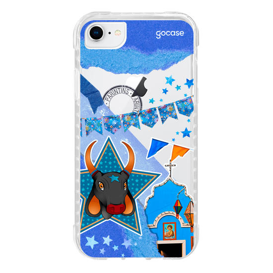 Capinha para celular  Parintins Caprichoso Colagem