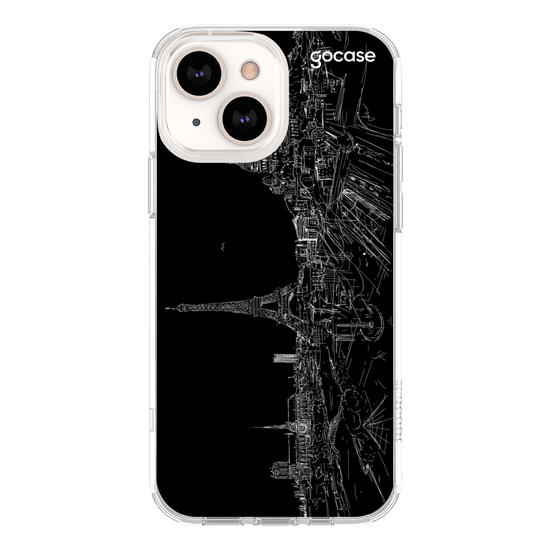 Black Paris Phone Case