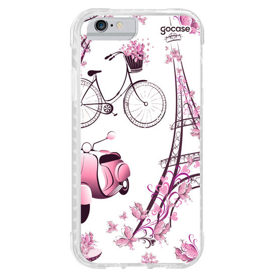 Capinha para celular Paris Floral