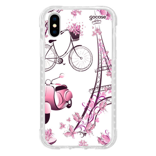 Capinha para celular Paris Floral