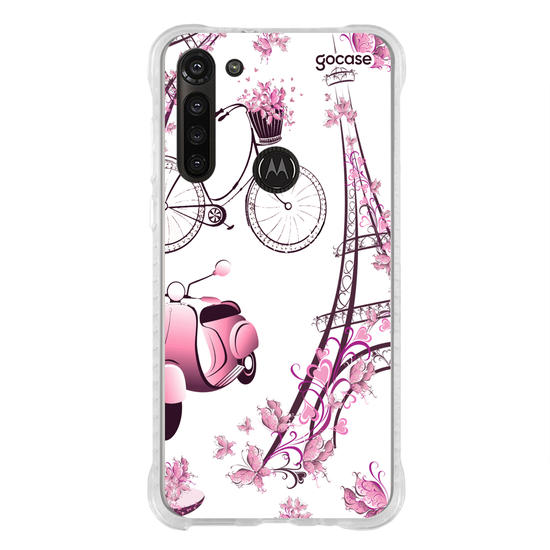 Capinha para celular Paris Floral