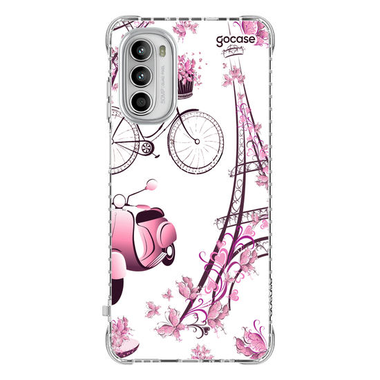 Capinha para celular Paris Floral
