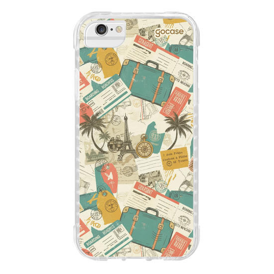 Capinha para celular  Passaporte Vintage