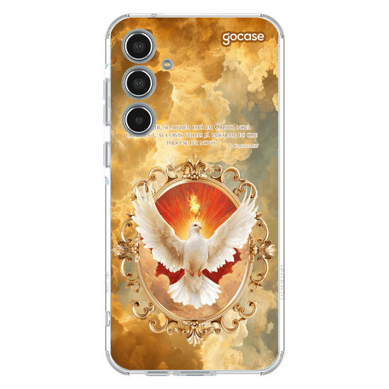 Capinha para celular  Pássaro Santo