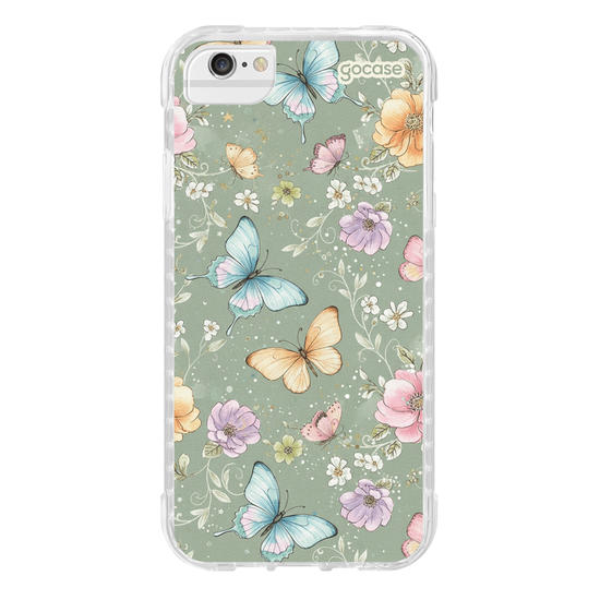 Capinha para celular  Pastel Butterfly Garden