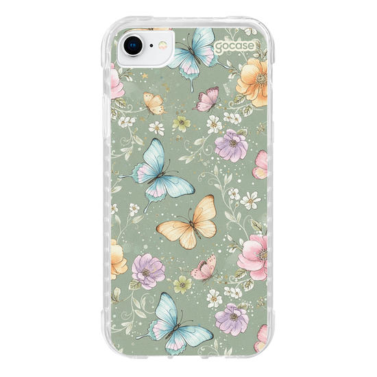 Capinha para celular  Pastel Butterfly Garden