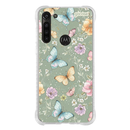Capinha para celular  Pastel Butterfly Garden