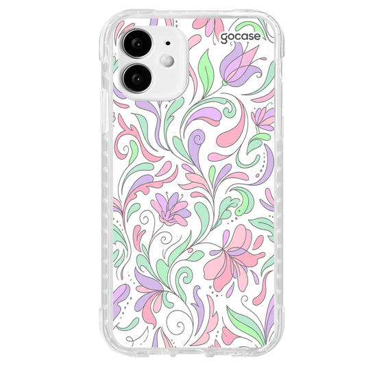Capinha para celular  Pastel Flores Orgânicas