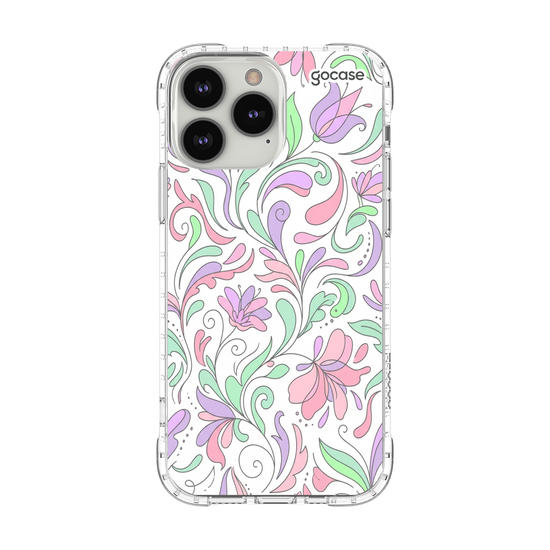 Capinha para celular  Pastel Flores Orgânicas