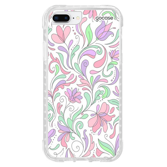 Capinha para celular  Pastel Flores Orgânicas