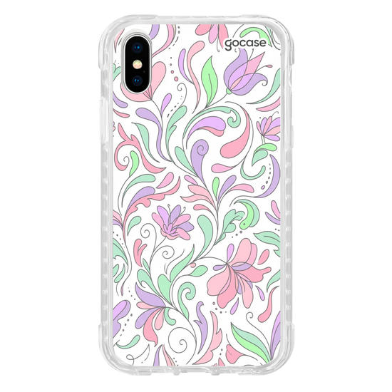 Capinha para celular  Pastel Flores Orgânicas