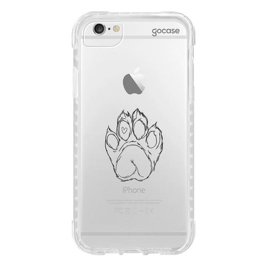 Capinha para celular  Patinha Line Art