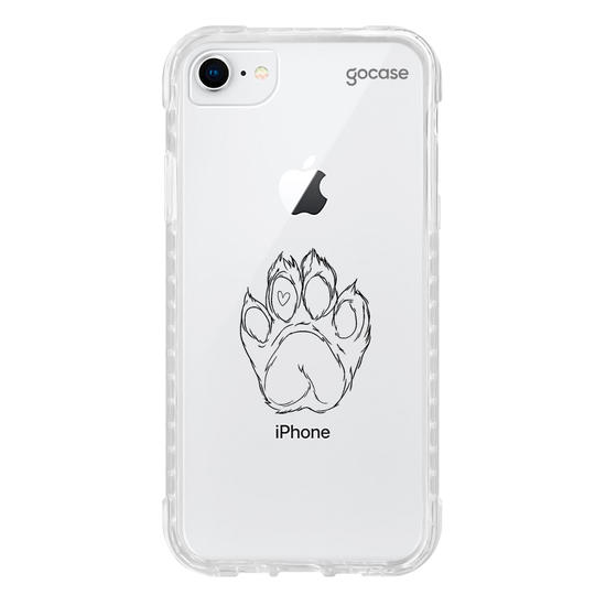 Capinha para celular  Patinha Line Art