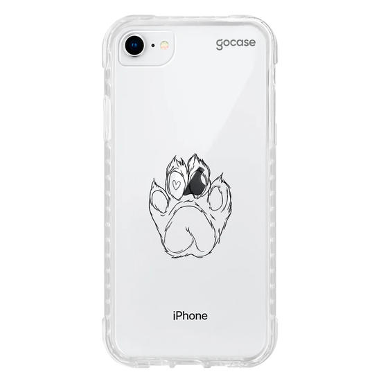 Capinha para celular  Patinha Line Art