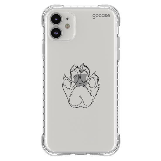 Capinha para celular  Patinha Line Art