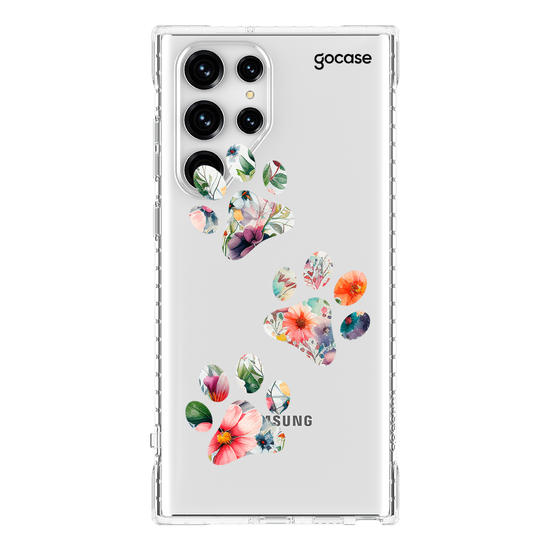 Capinha para celular Patinhas de Flores
