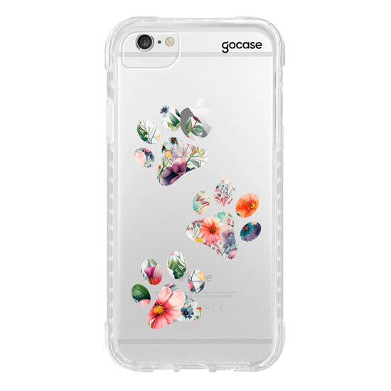 Capinha para celular Patinhas de Flores