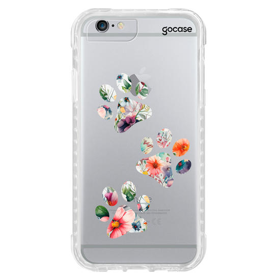 Capinha para celular Patinhas de Flores
