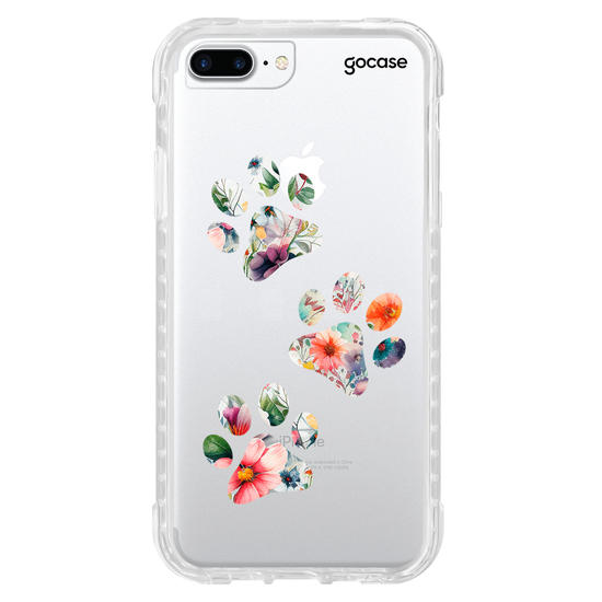 Capinha para celular Patinhas de Flores
